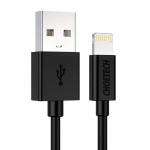 Cablu pentru incarcare si transfer de date Choetech IP0026, USB/Lightning, 2.4A, 1.2m, Negru 2 - lerato.ro