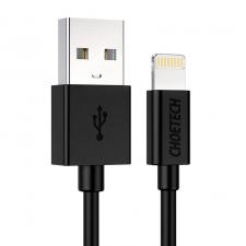 Cablu pentru incarcare si transfer de date Choetech IP0026, USB/Lightning, 2.4A, 1.2m, Negru