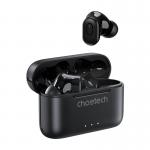 Casti wireless TWS Choetech BH-T15, ANC+ENC, Bluetooth 5.2, 380 mAh, USB-C, Negru 3 - lerato.ro