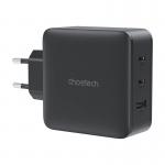 Incarcator retea, Choetech PD8005, 1xUSB-A, 2xUSB-C, 100W, Negru 2 - lerato.ro