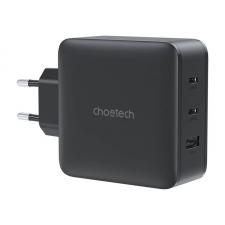 Incarcator retea, Choetech PD8005, 1xUSB-A, 2xUSB-C, 100W, Negru