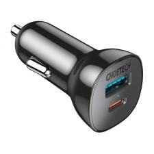 Accesorii auto, Incarcator auto Choetech, 1xUSB-A, 1xUSB-C, 38W, Negru, lerato.ro