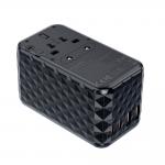 Adaptor retea Choetech PD6028, 2x USB-A, 2x USB-C, 100W, Compatibil cu prize EU/UK/US/AU, Negru 3 - lerato.ro