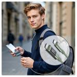 Cablu pentru incarcare si transfer de date CHOETECH, 2xUSB-C, 60W, 1.2m, Verde 10 - lerato.ro