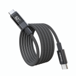 Cablu pentru incarcare si transfer de date CHOETECH, 2xUSB-C, 60W, 1.2m, Negru 3 - lerato.ro