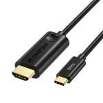 Cablu video adaptor Choetech CH0019 unidirectional USB-C tata 3.1 la HDMI tata 2.0 4K 60Hz 1.8m, Negru 7 - lerato.ro