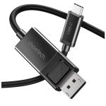 Cablu video Choetech XCP-1803 bidirectional USB-C tata la DisplayPort tata 8K @30Hz 3D, 1.8m, Negru