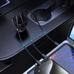 Incarcator auto Choetech TC0024, USB si 2x USB-C, 160W, Negru 8 - lerato.ro