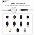 Cablu pentru incarcare wireless Choetech T319 compatibil cu Apple Watch, 5W, USB-C, Lungime cablu 1m, Negru 10 - lerato.ro