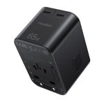 Incarcator rapid retea Choetech PD5009 GaN 2x USB-C 1x USB Power Delivery 65W 5A, Negru 2 - lerato.ro