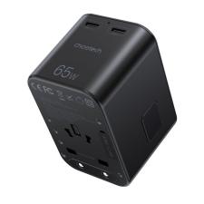 Incarcator rapid retea Choetech PD5009 GaN 2x USB-C 1x USB Power Delivery 65W 5A, Negru