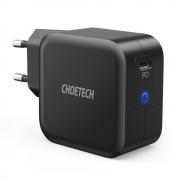 Incarcator retea Choetech Q6006, USB-C, 61W, Quick Charge 3.0, Negru