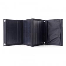 Panou solar fotovoltaic pliabil Choetech SC005, 22W, 2x USB 5V / 2.4A / 2.1A, Negru