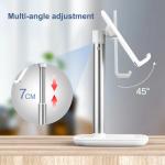 Suport universal tableta si telefon Choetech H035, Compatibil cu dispozitive de maxim 9.7 inch, Ajustabil, Alb 17 - lerato.ro