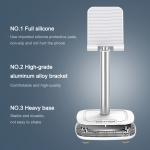 Suport universal tableta si telefon Choetech H035, Compatibil cu dispozitive de maxim 9.7 inch, Ajustabil, Alb 14 - lerato.ro