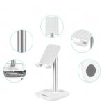 Suport universal tableta si telefon Choetech H035, Compatibil cu dispozitive de maxim 9.7 inch, Ajustabil, Alb 6 - lerato.ro