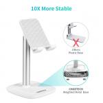 Suport universal tableta si telefon Choetech H035, Compatibil cu dispozitive de maxim 9.7 inch, Ajustabil, Alb 24 - lerato.ro