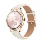 Ceas smartwatch Colmi L28, Curea din piele, Display 1.32 inch, Autonomie 7 zile, 200 mAh, Bluetooth 5.2, IP68, Gold 2 - lerato.ro