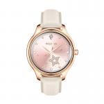 Ceas smartwatch Colmi L28, Curea din piele, Display 1.32 inch, Autonomie 7 zile, 200 mAh, Bluetooth 5.2, IP68, Gold 4 - lerato.ro