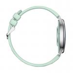 Ceas smartwatch Colmi L28, Curea din piele, Display 1.32 inch, Autonomie 7 zile, 200 mAh, Bluetooth 5.2, IP68, Silver / Green 4 - lerato.ro