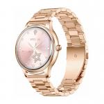 Ceas smartwatch Colmi L28, Curea din otel, Display 1.32 inch, Autonomie 7 zile, 200 mAh, Bluetooth 5.2, IP68, Gold 2 - lerato.ro