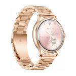 Ceas smartwatch Colmi L28, Curea din otel, Display 1.32 inch, Autonomie 7 zile, 200 mAh, Bluetooth 5.2, IP68, Gold 4 - lerato.ro