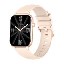 Ceas smartwatch Colmi C28, Curea din silicon, Display 1.93 inch, Autonomie 7 zile, 230 mAh, Bluetooth 5.3, IP6X, Gold