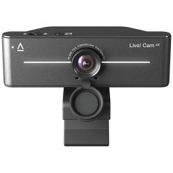 Camera Web Creative Live! Cam, 4K UHD, Microfon integrat, ideala pentru birou, Negru