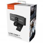 Camera Web Creative Live! Cam, 4K UHD, Microfon integrat, ideala pentru birou, Negru 12 - lerato.ro