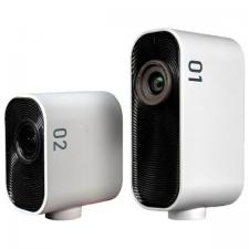 Set 2 camere web Creative Project Watcher, 4K Ultra HD, Microfon integrat, Alb