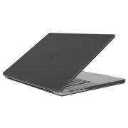 Carcasa laptop Mate HardShell compatibila cu MacBook Pro 14 inch (2021), Transparent / Gri