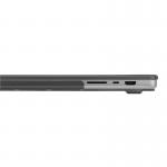 Carcasa laptop Mate HardShell compatibila cu MacBook Pro 14 inch (2021), Transparent / Gri 4 - lerato.ro