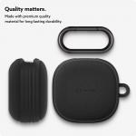 Carcasa Caseology Vault compatibila cu Samsung Galaxy Buds 2/Pro/Live Matte Black 3 - lerato.ro