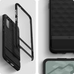 Carcasa Caseology Parallax compatibila cu Samsung Galaxy S21 FE 5G Matte Black
