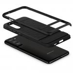 Carcasa Caseology Parallax compatibila cu Samsung Galaxy S21 FE 5G Matte Black 4 - lerato.ro
