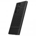 Carcasa Caseology Parallax compatibila cu Samsung Galaxy S23 Ultra Matte Black 4 - lerato.ro