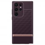 Carcasa Caseology Parallax compatibila cu Samsung Galaxy S23 Ultra Burgundy 2 - lerato.ro