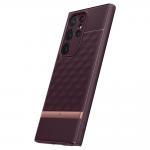 Carcasa Caseology Parallax compatibila cu Samsung Galaxy S23 Ultra Burgundy 3 - lerato.ro