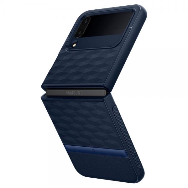 Carcasa Caseology Parallax compatibila cu Samsung Galaxy Z Flip 4 5G Midnight Blue 1 - lerato.ro