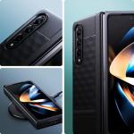 Carcasa Caseology Parallax compatibila cu Samsung Galaxy Z Fold 5 Matte Black 3 - lerato.ro