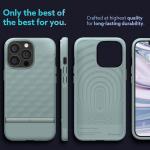 Carcasa Caseology Parallax compatibila cu iPhone 13 Pro Max Green 15 - lerato.ro