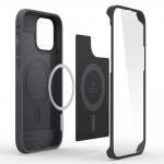 Carcasa 360 grade Caseology Stratum MagSafe compatibila cu iPhone 13 Pro Max, Protectie display, Gri 3 - lerato.ro