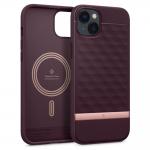 Carcasa Caseology Parallax MagSafe compatibila cu iPhone 14 Burgundy 8 - lerato.ro