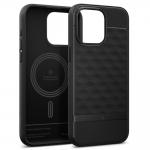 Carcasa Caseology Parallax MagSafe compatibila cu iPhone 15 Pro Max Matte Black 11 - lerato.ro