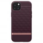 Carcasa Caseology Parallax MagSafe compatibila cu iPhone 15 Burgundy 2 - lerato.ro