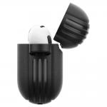 Carcasa Caseology Vault compatibila cu Apple AirPods 4 Matte Black 6 - lerato.ro