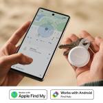 Dispozitiv anti pierdere Chipolo LOOP, 125dB, IP67, Bluetooth, Incarcare USB-C, Alb 3 - lerato.ro