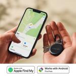 Dispozitiv anti pierdere Chipolo LOOP, Autonomie 6 luni, Localizare prin aplicatia Apple Find My / Find Hub, Bluetooth, Alarma 125dB, Incarcare USB-C, IP67, Negru 3 - lerato.ro