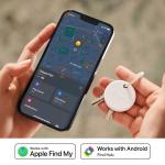 Dispozitiv anti pierdere Chipolo POP, Autonomie 1 an, Localizare prin aplicatia Apple Find My / Find Hub, Bluetooth, Alarma 120dB, Baterie CR2032, IP55, Alb 6 - lerato.ro