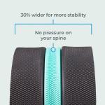 Dispozitiv profesional pentru relaxarea spatelui Chirp Wheel XL, Diametru 10 inch, Reduce tensiunea musculara, Imbunatateste circulatia locala, flexibilitatea si postura, Negru 5 - lerato.ro